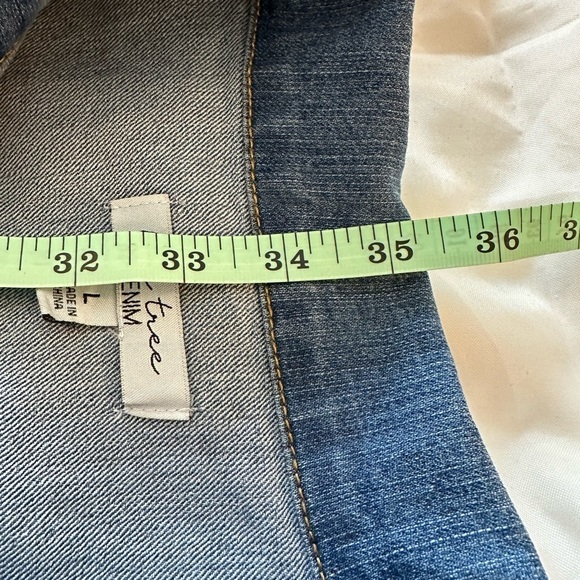 Love Tree Denim one piece skirt size Large - Picture 8 of 8